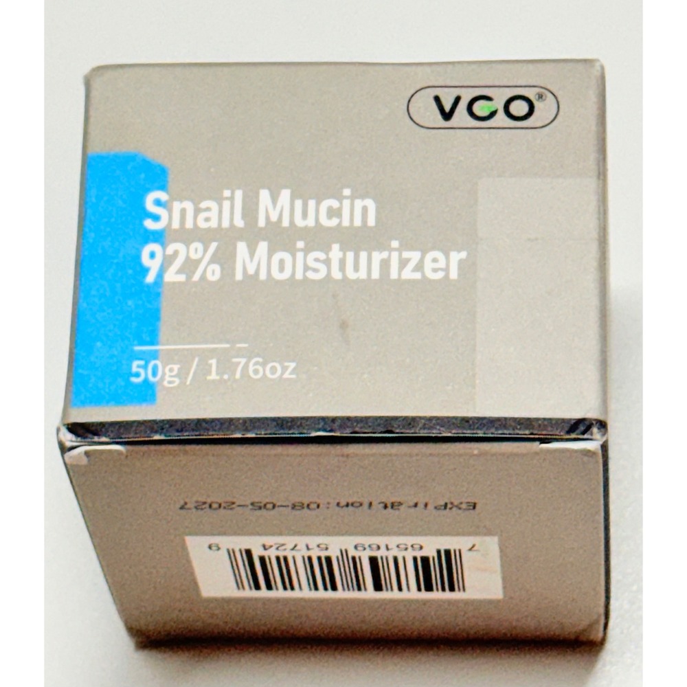 VCO Snail Mucin 92% Moisturizer 50g Repairing Face Cream Exp 2027 NEW